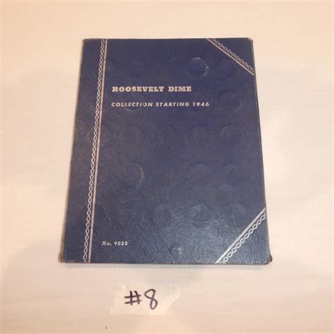 Lot #8 - Roosevelt Dime Collection In Folder - NorCal Online Estate ...