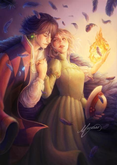 Howl and Sophie by marosar on DeviantArt | O castelo animado, Howl's ...