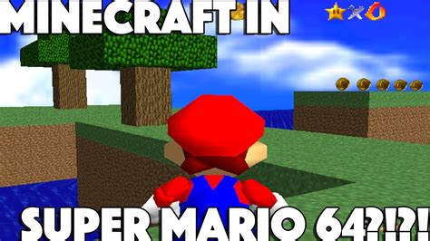 Minecraft In Super Mario 64?!?! - Super Mario 64 Mod Showcase - YouTube