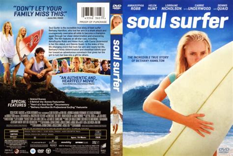 Soul Surfer (2011) WS R1 - Movie DVD - CD label, DVD Cover, front Cover