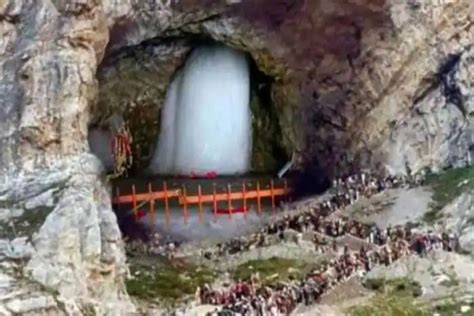 Over 7,100 pilgrims leave for Amarnath cave shrine from base camp