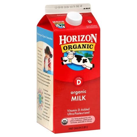 Horizon Organic Whole High Vitamin D Milk (0.5 gal) - Instacart