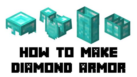 Minecraft: How to Make Diamond Armor(Helmet, Chestplate, Leggings ...