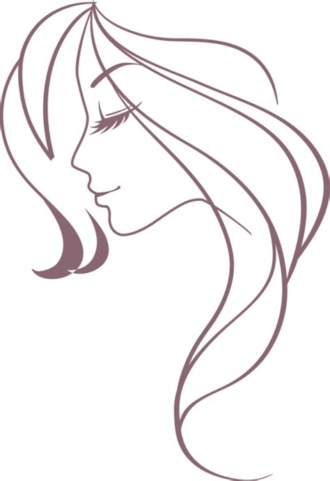 Female Face Drawing Outline | Free download on ClipArtMag