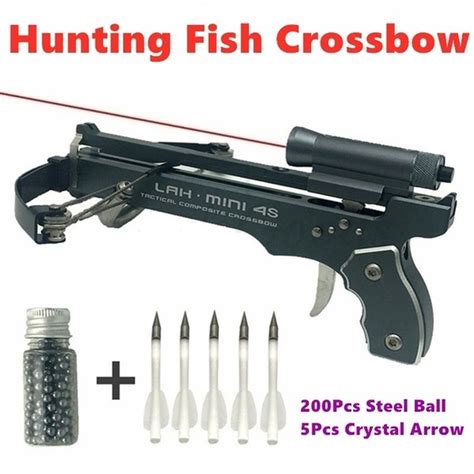 Outdoor Powerful Hunting Fish Crossbows Super Mini Crossbow Aluminum ...