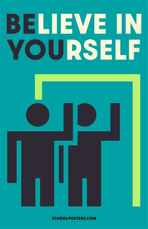 Believe In Yourself Poster – SchoolPosters.com LLC