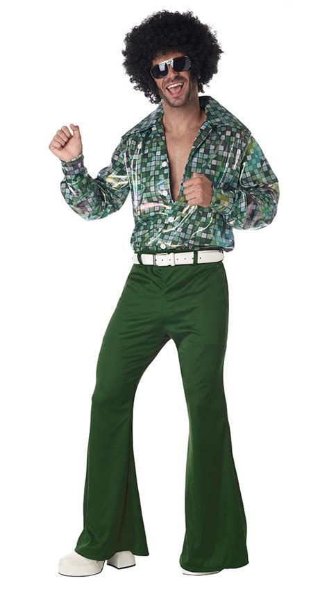 Men's Disco Inferno Costume, Men Sexy 70's Disco Costume-Yandy.com