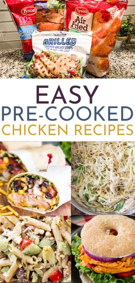 12 Tasty Dinners You Can Make with Frozen Pre-Cooked Chicken | Busy ...