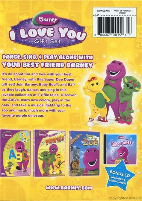 Barney: I Love You Gift Set (DVD) | DVD Empire