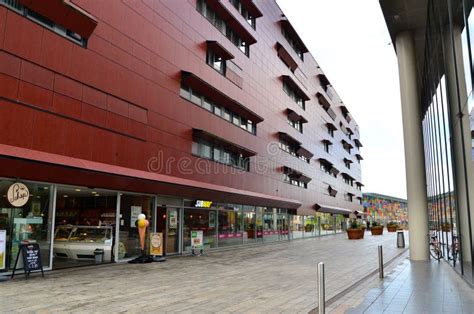 Almere, Netherlands - May 5, 2015: People Visit Modern City Center of ...