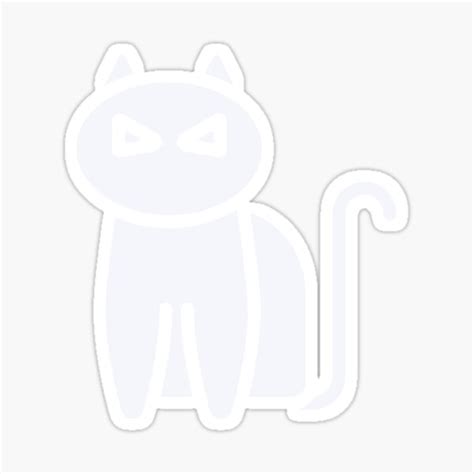 "kaomoji cat" Sticker for Sale by RIVERES | Redbubble