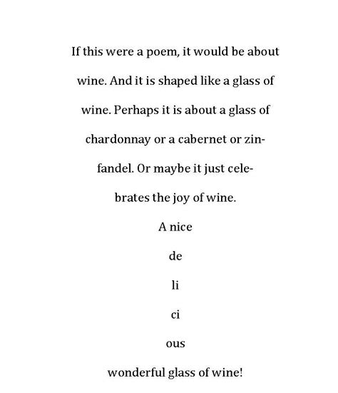 Examples of Concrete Poems