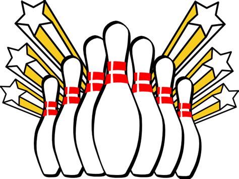 Bowling Pins Clip Art at Clker.com - vector clip art online, royalty ...