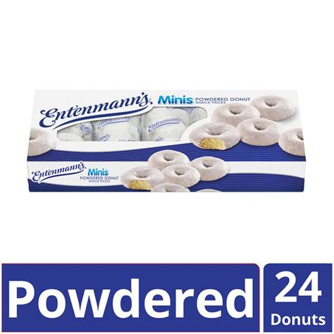 Entenmann's Mini Powdered Donut Snack Packs (12 oz) - Instacart