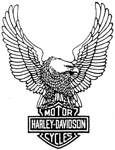 Harley Davidson Eagle Drawing - ClipArt Best