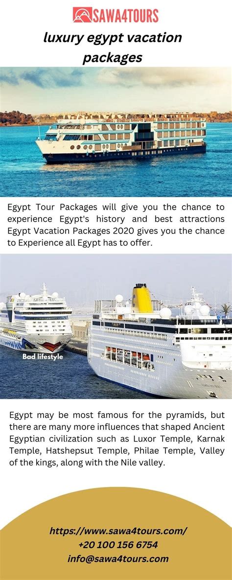 Luxury Egypt Travel Vacation Packages - Sawa 4 Tours - Medium