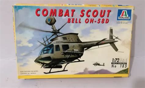 ITALERI 1/72 AIRCRAFT Bell OH-58D Combat Scout Helicopter Model Kit no ...