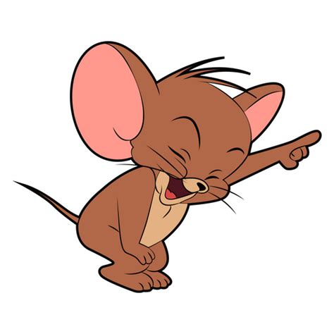 Tom and Jerry Laughing Jerry Sticker - Sticker Mania