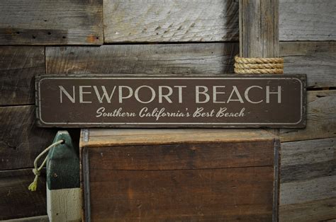 Newport Beach Sign, Newport Beach Lovers, Newport Sign, Wood Beach Sign ...