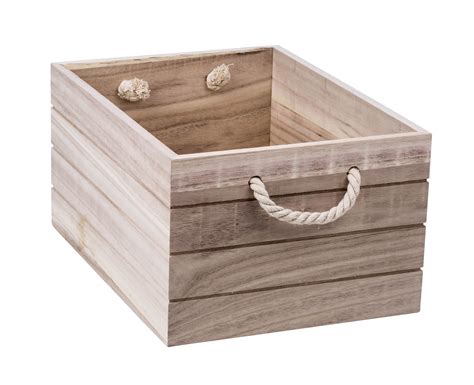 Natural Wooden Crate Xtra Large from Storage Box