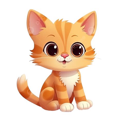 Cute Cartoon Cat, Cat Clipart, Cute Clipart, Cartoon Clipart PNG ...