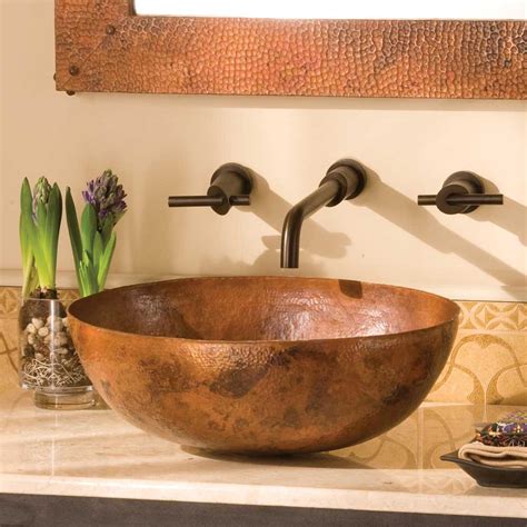 Maestro Oval | 17.25-inch Copper Vessel Bathroom Sink | Native Trails