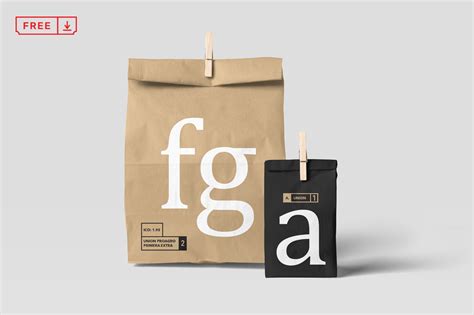 Free Paper Bag Mockup on Behance