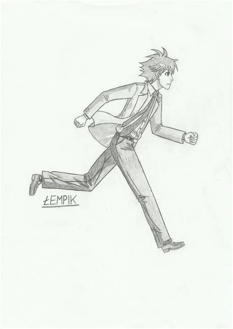 Anime Boy Running Drawing | Images and Photos finder