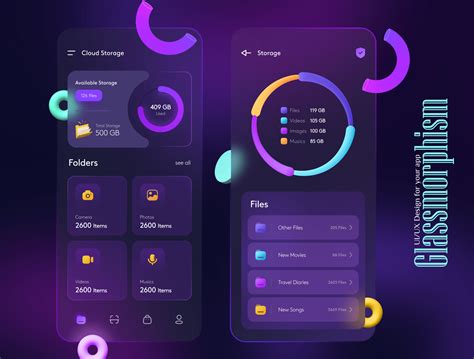 Glassmorphism Ui Design