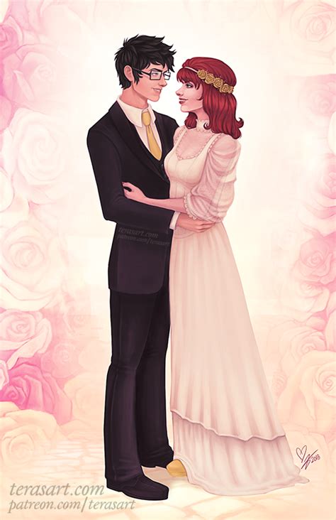 Lily and James - Wedding #HarryPotter • Tera S Art