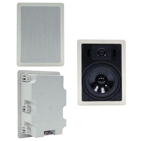 8 inch In-Wall Speaker, 10W Max, includes Rear Cover