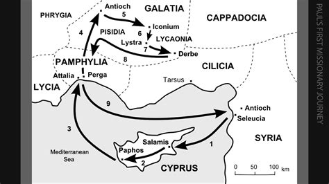 Paul’s First Missionary Journey: Key Points, Maps, And Lessons | Think ...