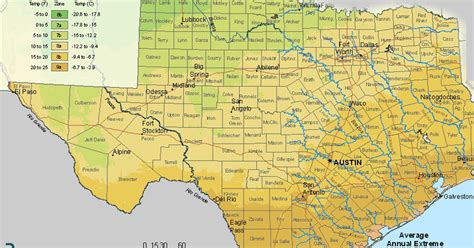 USDA Hardiness Zone Map For Texas The Garden Magazine, 40% OFF