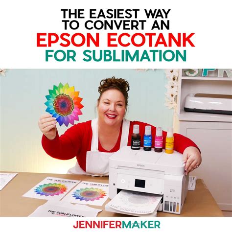 Best Budget Sublimation Printer: The Epson EcoTank Jennifer Maker ...