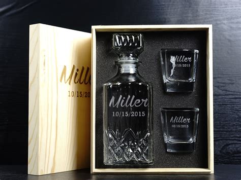 Mens Gift Whiskey Decanter Personalized Gifts for by AnnaEngraving