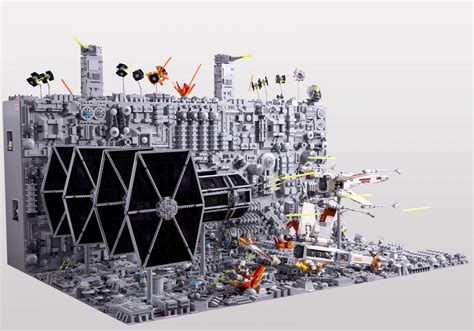 Amazing LEGO Star Wars Death Star Trench Run Diorama | Geek Culture