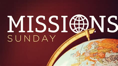 Missions Sunday - Ministry Pass