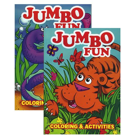 JUMBO Fun Coloring & Activity Book Bazic Products