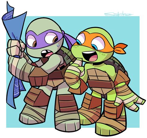 Donnie and Mikey by SakikoAmana on DeviantArt