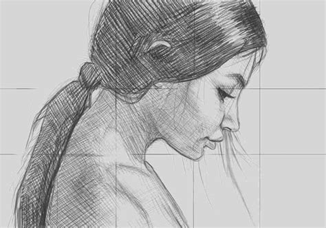 How To Draw A Woman Side Profile Really Easy Drawing Tutorial Images ...