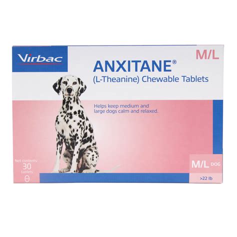 Anxitane Chewable Tablets for Dogs | All Natural Dog Anxiety Treatment ...