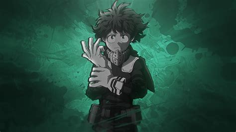 [My Hero Academia][1920x1080] Deku wallpaper my friend made : r ...