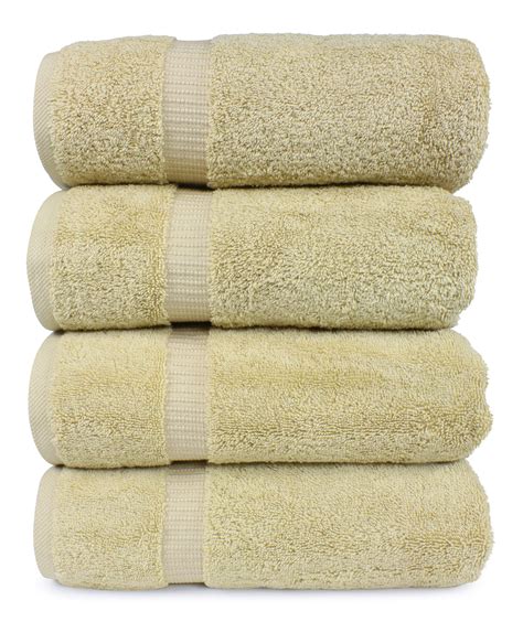 SALBAKOS Luxury Hotel Spa Turkish Cotton 4-Piece Eco-Friendly Bath ...