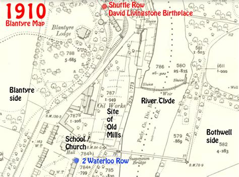 1910 Map Blantyre Works Blantyre Project - Official History Archives ...