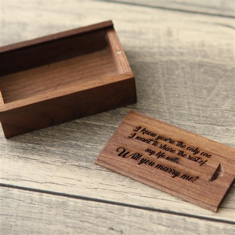 Walnut Wood Box- Custom Engraving Included – MUUJEE