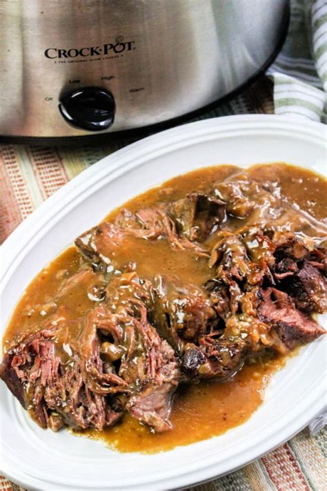 Slow Cooker Roast Beef and Gravy - Crockpot Pot Roast