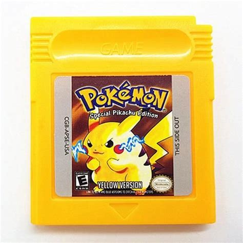 Pokemon Yellow Pikachu Edition for Original Gameboy