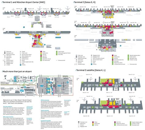 Munich airport map - Ontheworldmap.com