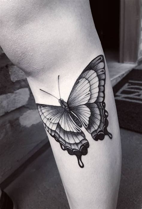 30 Unique Animal Tattoo Designs - Doozy List | Black butterfly tattoo ...