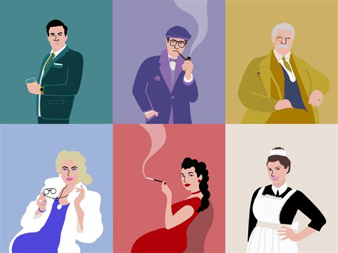 Clue Characters by Sari Jack on Dribbble